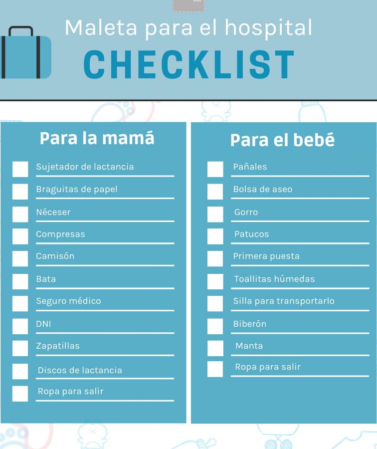 Bolsa hospital bebé: Lista completa para el gran día 1 bolsa hospital bebe lista completa para el gran dia